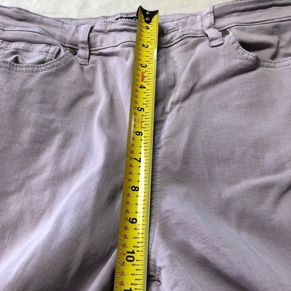 Buffalo David Bitton "Aubrey" Lilac Ankle Grazer Jeans 10 - Picture 7 of 9